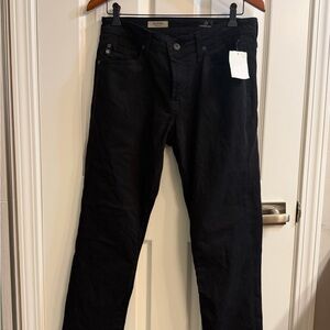 AG Adriano Goldschmied Black Relaxed Fit Jeans